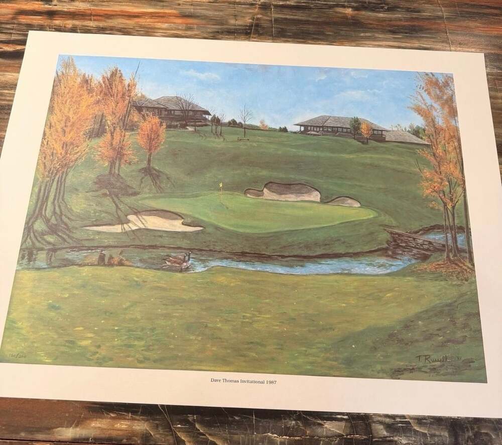 T Russell Dave Thomas Invitational 1987 Print 120/200